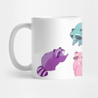 Three Raccoons Mug